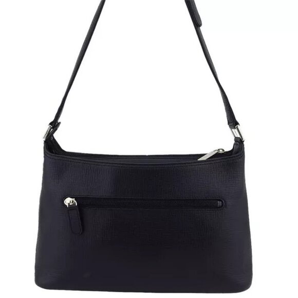 NINA RICCI Shoulder Bag NR Mark Leather Authentic Used - Picture 3 of 9